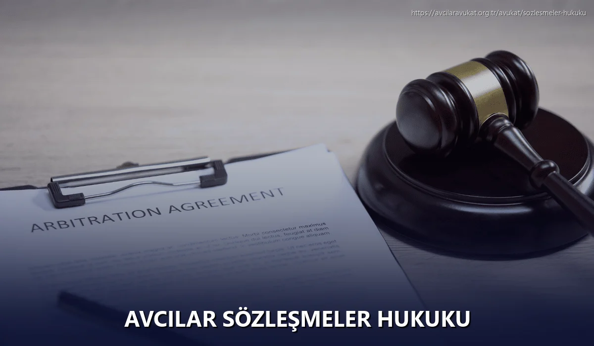 Avcilar Sözleşmeler Hukuku